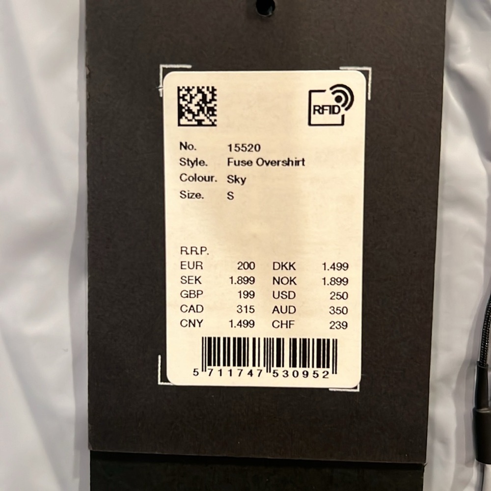 Rains Fuse Overshirt Jacket NWT Small - Picture 2 of 4